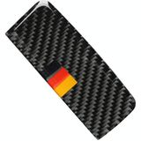Auto carbon fiber Duitse kleur voor passagiersstoel side storage box handvat decoratieve sticker voor Mercedes-benz A klasse 2013-2018/CLA 2013-2018/GLA 2015-2018  links en rechts rijden universeel