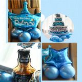 Ronde ballonnen romantisch voorstel lay-out thema ballon decoratie set  stijl: Blauw B