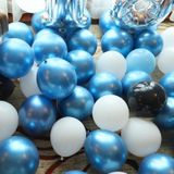 Ronde ballonnen romantisch voorstel lay-out thema ballon decoratie set  stijl: Blauw B