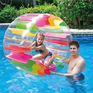 Opblaasbare Roller Ball Toy Lawn Water Roller Kinderen Multifunctioneel kruipen roller  grootte: 36 inch