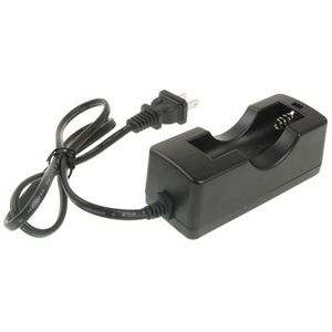 Batterijlader voor 18650  Output: 4.2V / 650mA  Amerikaanse Plug(Black)