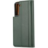 Voor Samsung Galaxy S30 Kalf texture Double Fold Clasp Horizontale Flip Lederen case met Photo Frame & Holder & Card Slots & Wallet(Groen)