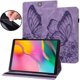 Voor Samsung Galaxy Tab S2 9.7 T810/T815 Big Butterfly Lederen Tablet Case (Purple)