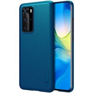 Voor Huawei P40 Pro NILLKIN Frosted Concave-convex Texture PC Case(Blauw)