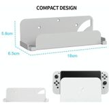 Voor Switch OLED Game Console JYS Muur Opknoping Houder Beugel(Wit)