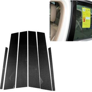 Auto Carbon Fiber B kolom decoratieve sticker voor Mercedes-Benz W204 2007-2013