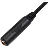 3662B 6.35mm Vrouw tot 3.5mm Mannelijke Audio Adapter Kabel  Lengte: 3m