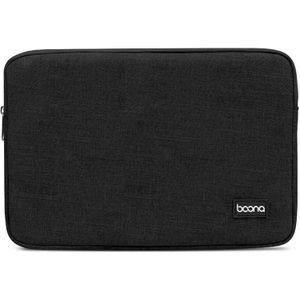 Baona laptop voering tas beschermhoes  maat: 12 inch (licht zwart)
