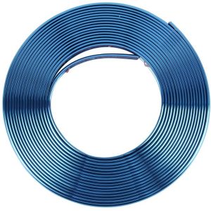 2m hoge kwaliteit auto koplamp externe Frame decoratieve Strip auto Wheel Hub Trim lijstwerk schijnt decoratie Strip Automobile netwerk decoratieve Strip(Blue)
