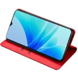 For TCL Stylus 5G Skin Feel Magnetic Horizontal Flip Leather Phone Case(Red)