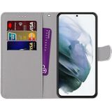 For Samsung Galaxy S22+ 5G Coloured Drawing Cross Texture Horizontal Flip PU Phone Leather Case with Holder & Card Slots & Wallet & Lanyard(Colorful Layer(Miniskirt)