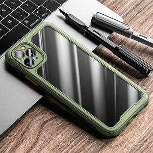 Voor iPhone 11 Pro iPAKY Dawn Series Airbag Schokvrije TPU Case (Army Green)