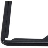 2 stuks Carbon Lead nummerplaat Frame eenvoudig en mooi auto License Plate Frame houder universele nummerplaat Holder(Black)
