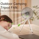 DQ213 4000mAh Outdoor Portable Camping Fan Tent Hangend verticaal licht