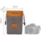 S.C.COTTON Liner Bag Waterproof Digital Protection Portable SLR Lens Bag Micro Single Camera Bag Fotografie Tas  Kleur: Grijs M