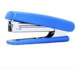Deli 0222 10 Portable Metal Stapler With Staple Remover Labor Saving Stapler(Blue)