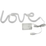 Neon LED Modellering Lamp Decoratie Nachtlampje  Voeding: Batterij of USB (White Cloud)