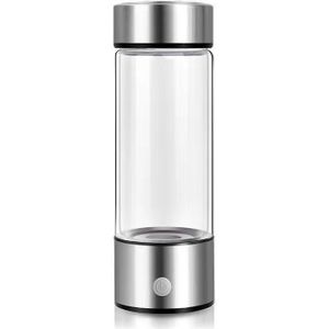 Draagbare elektrolysed waterbekers waterstofrijke waterbekers  capaciteit: 420ml(Zilver)