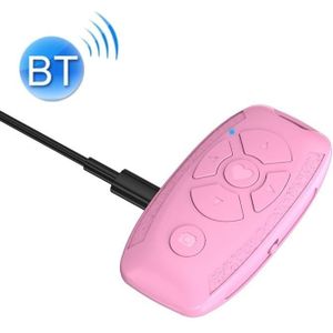 S86 Autosleutel Vorm Multifunctionele Bluetooth Selfie Video Afstandsbediening (Pink)