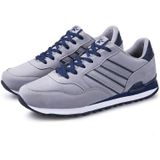 Heren outdoor casual sportschoenen lichtgewicht comfortabele lederen hardloopsneakers  maat: 38