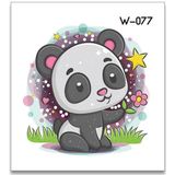 50 stks Kinderen Cartoon Animal Flower Arm Sticker Water Transfer Tattoo Sticker (W-077)