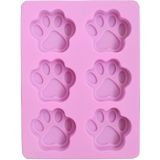 3 stuks paw zeep ijs chocolade taart siliconen mal (roze)