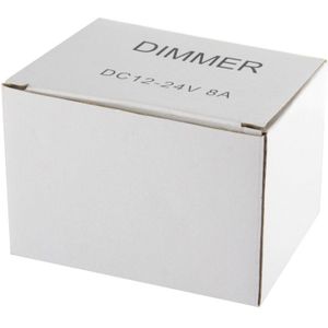 Enkele kleur Dimmer schakelaar LED Dimmer Controller voor Strip lichte DC12-24V  Output stroom: 8A