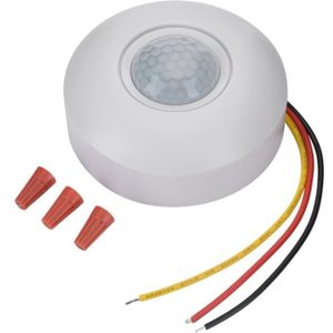 12V infrarood PIR bewegingssensor schakelaar met delay 360 graden detectie sensor voor LED plafond lamp