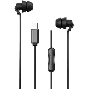 WEKOME YB02 SHQ-serie in-ear slaap bedrade oortelefoon  plug type: type-c (zwart)