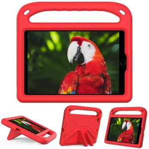 Handle Portable EVA Shockproof Anti Falling Protective Case with Triangle Holder For iPad mini 5 / 4 / 3 / 2 / 1 (Red)
