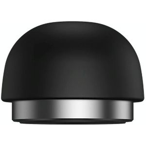 Creatieve laptop compacte draagbare onzichtbare mushroom stand desktop verhogen ventilator heater shelf (Zwart)
