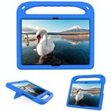 For Lenovo M10 FHD REL TB-X605FC / TB-X605LC Handle Portable EVA Shockproof Anti Falling Protective Case with Triangle Holder(Blue)