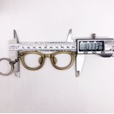 5 stuks multi-functionele brillen flesopener sleutelhanger auto belangrijkste pendant  maat: 10.5 x 3 5 cm (zwart)