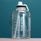 2.2L Large-Capacity Water Cup Sport en Fitness Straw Grote Waterfles Hittebestendig Plastic Barrel