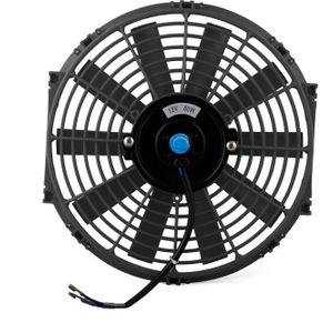 12V 80W 12 inch auto Cooling Fan hoogvermogen gewijzigd Tank Fan Cooling Fan krachtige Auto Fan Mini Air Conditioner voor Car(Black)
