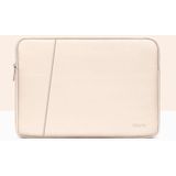 BAONA BN-Q001 PU lederen laptoptas  kleur: dubbellaags abrikoos  maat: 16/17 inch