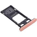 SIM-kaartlade + SIM-kaartlade + Micro SD-kaartlade voor Sony Xperia XZ2 Compact (bruin)