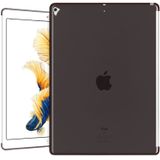 Voor iPad Pro 12 9 inch (2017) transparante TPU afgestoken rand zachte beschermende back cover Case(Black)