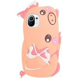 Voor Xiaomi MI 11 Crossbody Cartoon Silicone Phone Case (Varken)