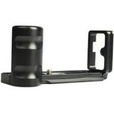 1/4 inch verticale shoot Quick release L plaat beugel Basishouder voor FUJIFILM X-E3 (zwart)