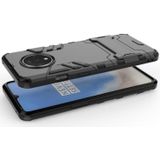 Voor OnePlus 7T schokbestendige PC + TPU beschermhoes met houder (marineblauw)