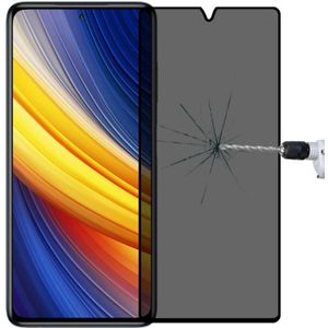 Volledige dekking anti-peeping gehard glasfilm voor Xiaomi Poco X3 Pro