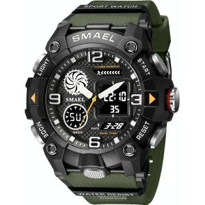 SMAEL 8055 grote wijzerplaat sport buiten waterdicht lichtgevend multifunctioneel elektronisch horloge