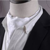 Gentleman's stijl polyester Jacquard mannen trendy sjaal Fashion jurk pak shirt Britse stijl sjaal (L242)