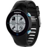 Slimme horloge silicone polsband horlogebandje voor Garmin Forerunner 610 (zwart)