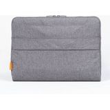 POFOKO A500 13 3 inch draagbare Business Casual Polyester Multi-function laptoptas met schouder Strap(Grey)