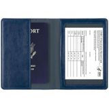 2 stks CPVC1007 Documentbeveiliging Mouw Kaart Case Paspoort Travel Card Tas (Dark Blue)