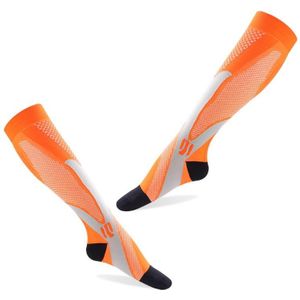 3 paar magische compressie elastische sokken mannen en vrouwen rijden sokken voetbalsokken  maat: XXL