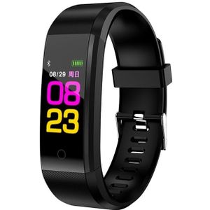 ID115 plus Smart armband fitness hartslag monitor bloeddruk stappenteller gezondheid Running Sport SmartWatch voor IOS Android (zwart)