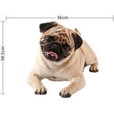 Stijl 2 grote 3D-simulatie hond auto stickers regenbestendige zonnebrandcrme auto sticker krassen scheren decoratie stickers